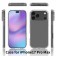 Acrylic + TPU Protective Case for iPhone 17 Pro Max - Black