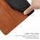 Stitched Embossed PU Leather + TPU Wallet Case with Stand & Wrist Strap for iPhone 17 Pro Max - Brown