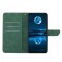 Stitched Embossed PU Leather + TPU Wallet Case with Stand & Wrist Strap for iPhone 17 Pro Max - Green