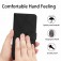 Stitched Embossed PU Leather + TPU Wallet Case with Stand & Wrist Strap for iPhone 17 Pro Max - Black