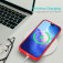 Solid-Color Silicone + PC Case with Soft Fabric Interior Lining for iPhone 17 Pro Max - Red
