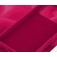 Solid-Color Silicone + PC Case with Soft Fabric Interior Lining for iPhone 17 Pro Max - Rose Red