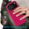 Solid-Color Silicone + PC Case with Soft Fabric Interior Lining for iPhone 17 Pro Max - Rose Red