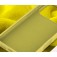 Solid-Color Silicone + PC Case with Soft Fabric Interior Lining for iPhone 17 Pro Max - Lemon Yellow