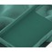 Solid-Color Silicone + PC Case with Soft Fabric Interior Lining for iPhone 17 Pro Max - Pine Needle Green
