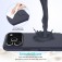 Solid-Color Silicone + PC Case with Soft Fabric Interior Lining for iPhone 17 Pro Max - Midnight Blue