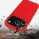 Silicone + PC MagSafe-Compatible Shockproof Case with Soft Microfiber Interior Lining for iPhone 17 Pro Max - Red