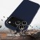 Silicone + PC MagSafe-Compatible Shockproof Case with Soft Microfiber Interior Lining for iPhone 17 Pro Max - Navy Blue