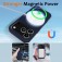 Silicone + PC MagSafe-Compatible Shockproof Case with Soft Microfiber Interior Lining for iPhone 17 Pro Max - Navy Blue