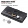 Calf-Texture Zipper Wallet Case with Stand for iPhone 17 Pro Max - Black