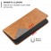 Rhombus-Texture PU Leather + TPU Magnetic Wallet Stand Case for iPhone 17 Pro Max - Yellow
