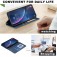 Rhombus-Texture PU Leather + TPU Magnetic Wallet Stand Case for iPhone 17 Pro Max - Blue