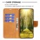 Lambskin-Texture PU Leather + TPU Flip Wallet Stand Case with Lanyard for iPhone 17 Pro Max - Yellow