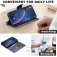 Lambskin-Texture PU Leather + TPU Flip Wallet Stand Case with Lanyard for iPhone 17 Pro Max - Black