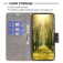 Lambskin-Texture PU Leather + TPU Flip Wallet Stand Case with Lanyard for iPhone 17 Pro Max - Grey