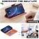 Lambskin-Texture PU Leather + TPU Flip Wallet Stand Case with Lanyard for iPhone 17 Pro Max - Brown