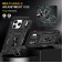 Armor PC + TPU Case with Air-Cushion Corners, Sliding Camera Cover & 360° Ring Stand for iPhone 17 Pro Max - Black
