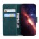 Soft-Touch PU Leather + TPU Wallet Case with Stand for iPhone 17 Pro Max - Green