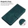 Soft-Touch PU Leather + TPU Wallet Case with Stand for iPhone 17 Pro Max - Green