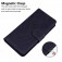 Soft-Touch Solid-Color PU Leather + TPU Flip Wallet Stand Case for iPhone 17 Pro Max - Black