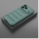 TPU Shield Case with Soft Fabric Interior Lining for iPhone 17 Pro Max - Dark Green