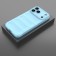 TPU Shield Case with Soft Fabric Interior Lining for iPhone 17 Pro Max - Light Blue