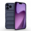 TPU Shield Case with Soft Fabric Interior Lining for iPhone 17 Pro Max - Dark Blue