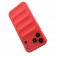 TPU Shield Case with Soft Fabric Interior Lining for iPhone 17 Pro Max - Wine Red