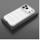 TPU Shield Case with Soft Fabric Interior Lining for iPhone 17 Pro Max - White