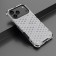 Honeycomb PC + TPU Shockproof Case for iPhone 17 Pro Max - White