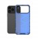 Honeycomb PC + TPU Shockproof Case for iPhone 17 Pro Max - Blue