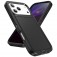 PC + Rubber Three-Layer Rugged Case for iPhone 17 Pro Max - Black