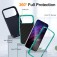 PC + Rubber Three-Layer Rugged Case for iPhone 17 Pro Max - Dark Blue + Light Blue