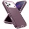 PC + Rubber Three-Layer Rugged Case for iPhone 17 Pro Max - Purple + Pink