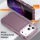 PC + Rubber Three-Layer Rugged Case for iPhone 17 Pro Max - Purple + Pink