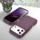 PC + Rubber Three-Layer Rugged Case for iPhone 17 Pro Max - Purple + Pink