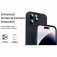 Microfiber-Lined Liquid Silicone Shockproof Case for iPhone 17 Pro Max - Black