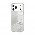 Gradient Glitter Electroplated Case with TPU Frame for iPhone 17 Pro Max - Transparent