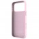 PC + Liquid Silicone MagSafe-Compatible Case with Ring Stand for iPhone 17 Pro Max - Grey Pink