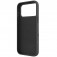 PC + Liquid Silicone MagSafe-Compatible Case with Ring Stand for iPhone 17 Pro Max - Carbon Black