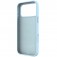 PC + Liquid Silicone MagSafe-Compatible Case with Ring Stand for iPhone 17 Pro Max - Sky Blue