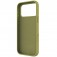 PC + Liquid Silicone MagSafe-Compatible Case with Ring Stand for iPhone 17 Pro Max - Willow Green