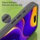 Frosted Translucent TPU MagSafe-Compatible Full-Coverage Case with PC Camera Frame for iPhone 17 Pro Max - Black