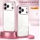 Plated Clear TPU Camera-Frame Case for iPhone 17 Pro Max - Gold
