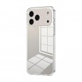 Plated Clear TPU Camera-Frame Case for iPhone 17 Pro Max - Transparent