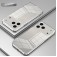 Plated Clear TPU Camera-Frame Case for iPhone 17 Pro Max - Transparent