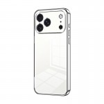 Plated Clear TPU Camera-Frame Case for iPhone 17 Pro Max - Silver