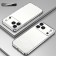 Plated Clear TPU Camera-Frame Case for iPhone 17 Pro Max - Silver
