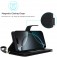 PU Leather + TPU RFID Multi-Card Wallet Stand Case for iPhone 17 Pro Max - Black