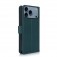 PU Leather + TPU RFID Multi-Card Wallet Stand Case for iPhone 17 Pro Max - Green
